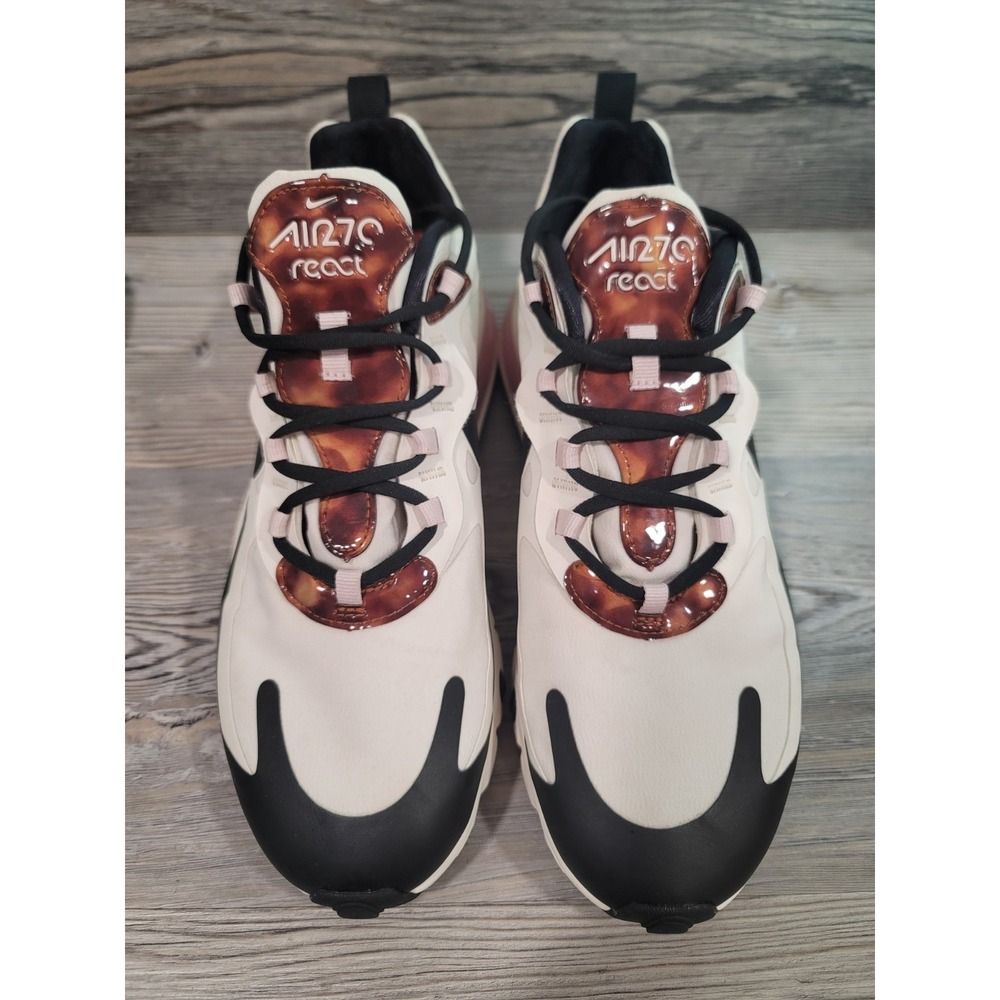 Nike Air react womens size 9.5 excellent white black pink